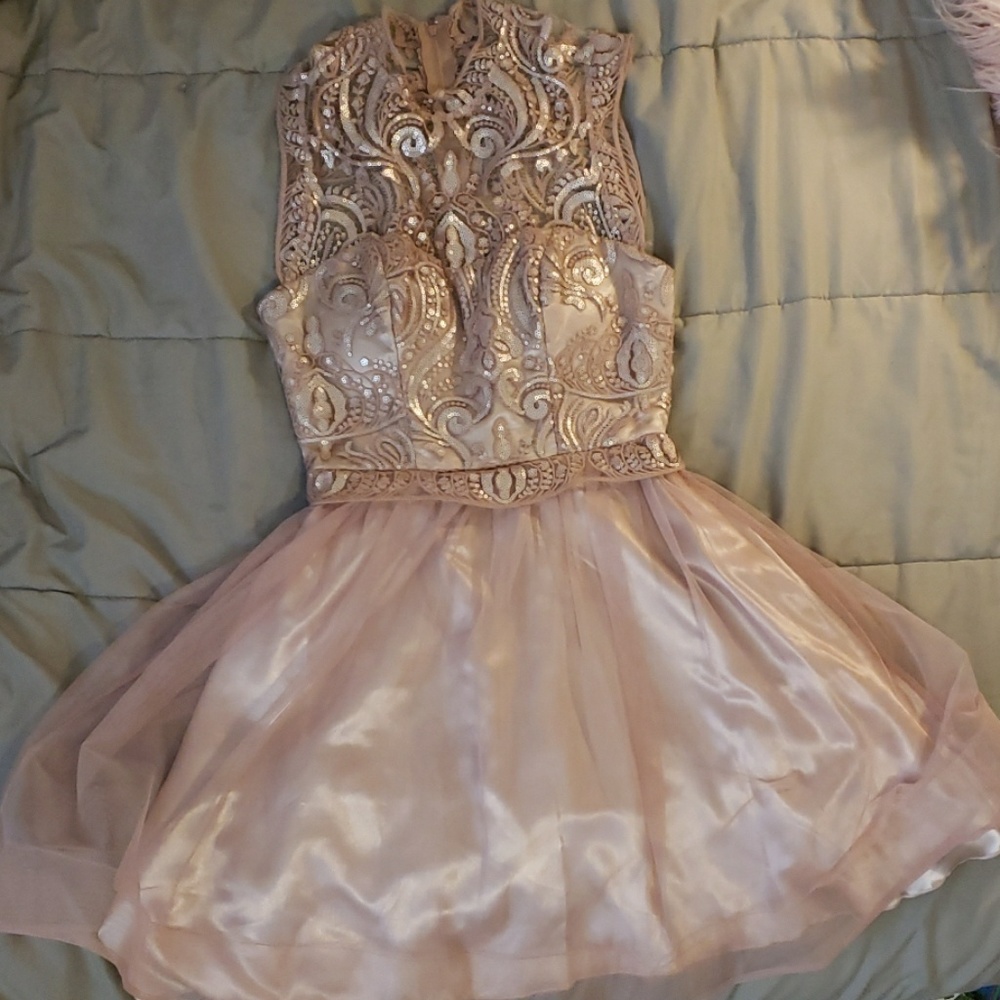 Blush pink dress